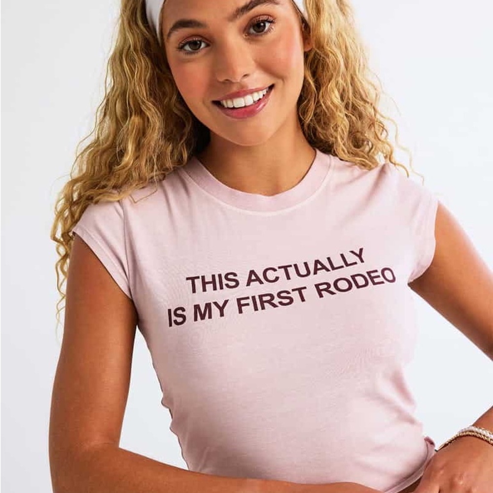 NWT: Full Tilt Blush Graphic Tee!